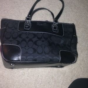 Black authentic Coach bag