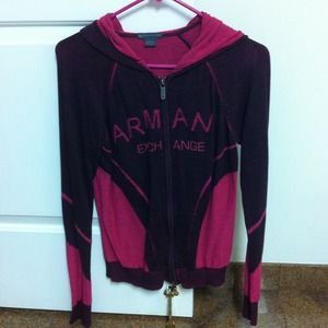 Bundle armani exchange jacket sweater n top