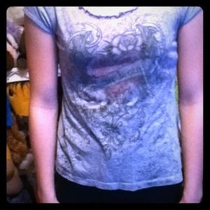 Gray loose Tee shirt