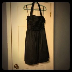 White House Black Market Satin halter dress