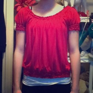 Pink loose top