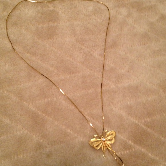 Adjustable Butterfly necklace