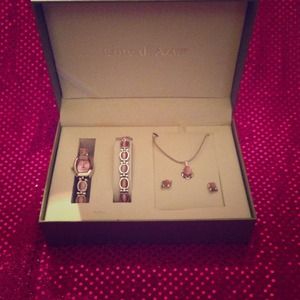 Jewelry Set w/ pink stones!!!