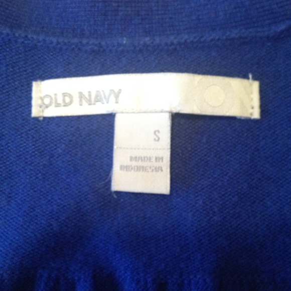 SOLD Royal Blue Cardigan - Picture 3 of 3