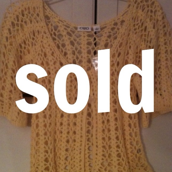 Reduced! Yellow cardigan