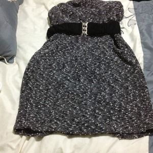 Black and white dress