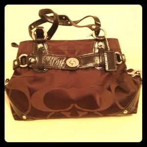 Authentic Chocolate Brown Coach Purse 👜