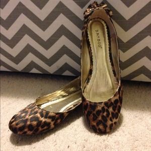 📛SOLD📛 Flat leopard ballet shoes