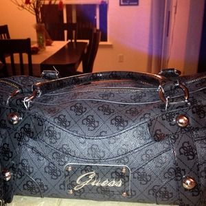 Guess handbag dark grey