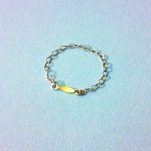 Jewelry - dainty yellow gold filled bar chain ring Jewelry - dainty yellow gold filled bar chain ring