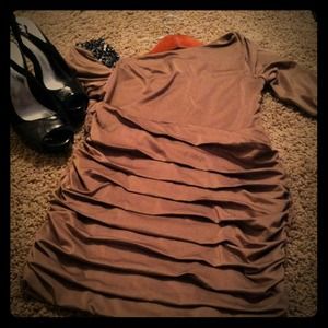 Light brown dress