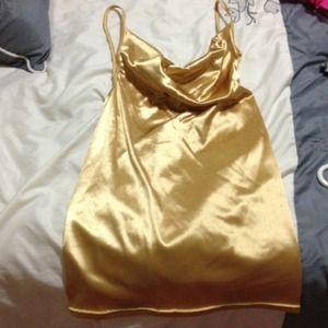 Gold dress