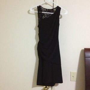 Black cocktail dress