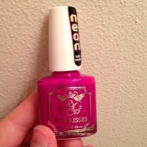 Purple/magenta Neon Nail Polish