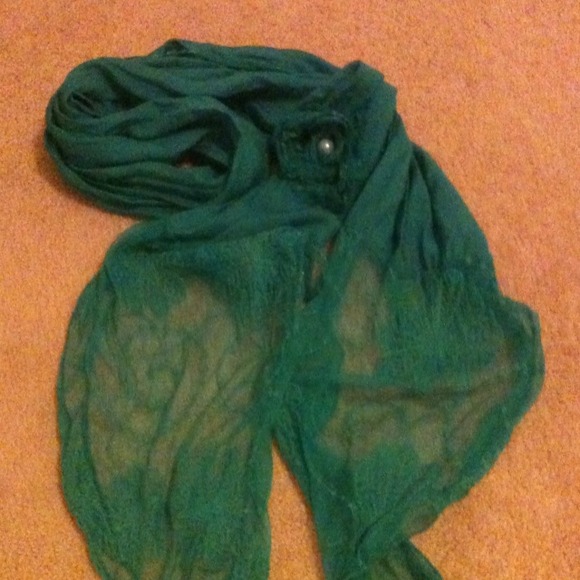 Turquoise scarf - Picture 2 of 3