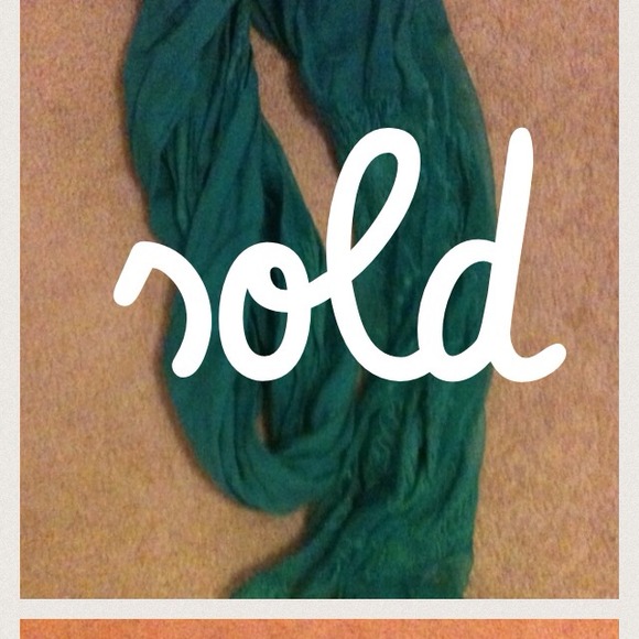 Turquoise scarf