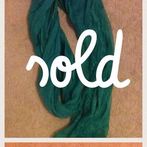 Turquoise scarf
