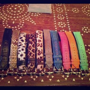 Michele watch bands in size 18