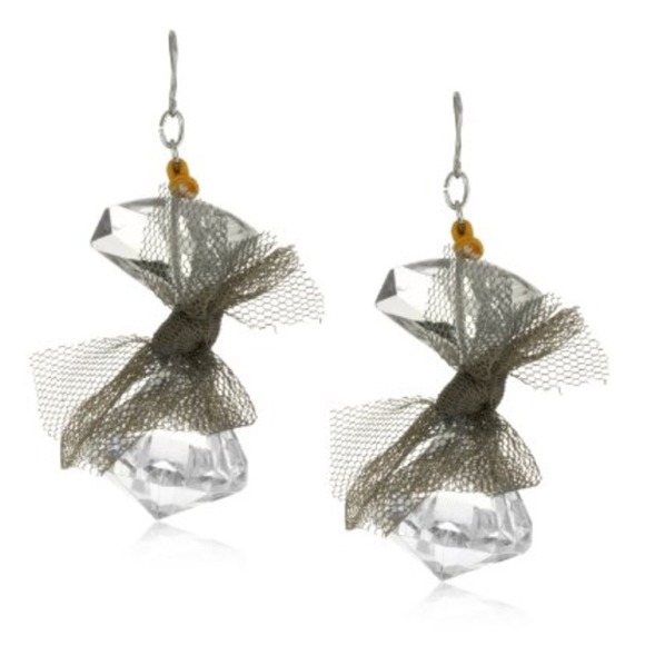 ⭕Sold out⭕Adia Kibur Bow-Net Earrings 🆕