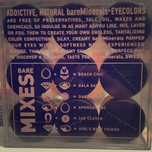 Bare minerals assorted natural eyeshadows