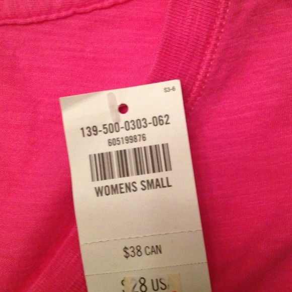 Bright Pink Abercrombie & Fitch T-shirt Size S - Picture 2 of 2