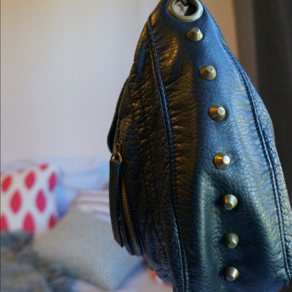 🔴SOLD|BUNDLED🔴Black studded shoulder bag😊 - Picture 2 of 4