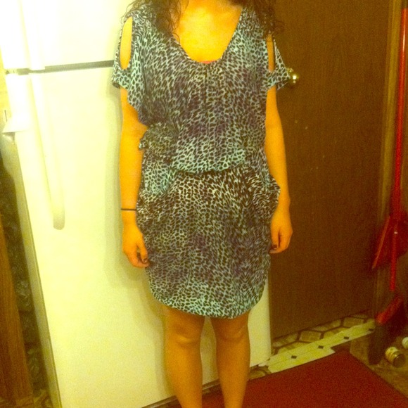 Cheetah dress.