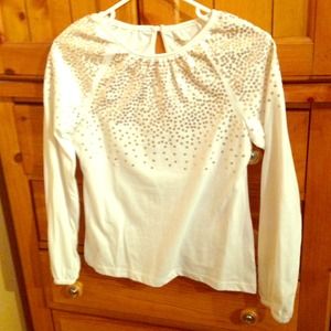Girls Sequin long sleeve shirt