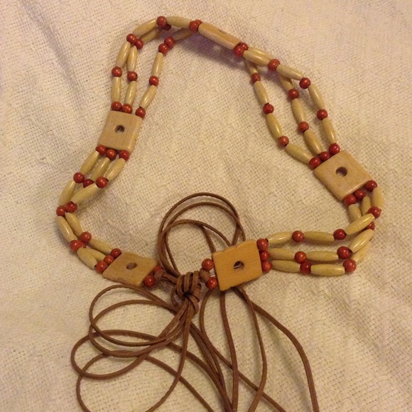 Versatile bead & leather belt