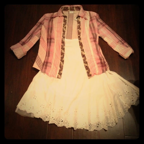 NEW Pink Button Up