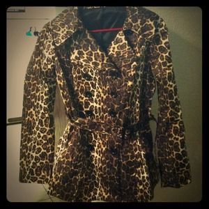 Leopard Print Coat
