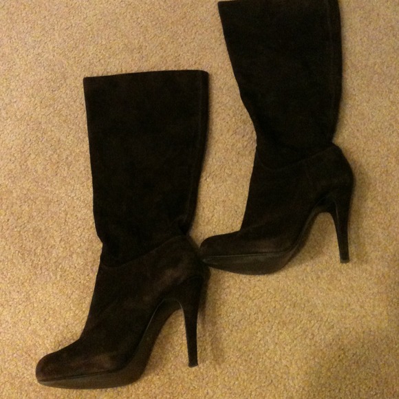 NINE WEST suede brown boots