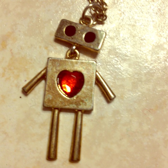 HOLD ❤HEART ROBOT CHAIN❤