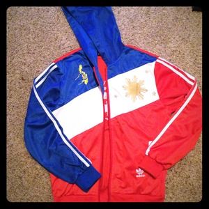 ⛔RESERVED TIL TMRW⛔Philippine Flag Jacket w/ Hood