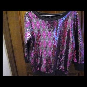 Express Sequin Sweater