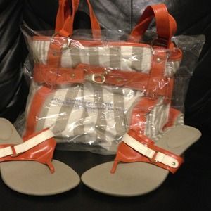 Designer Handbag with shoes