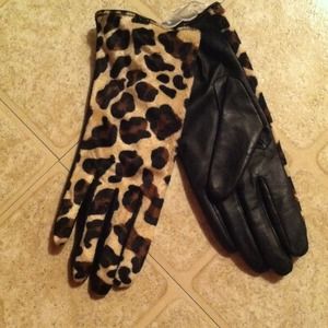 Leopard gloves - NEW