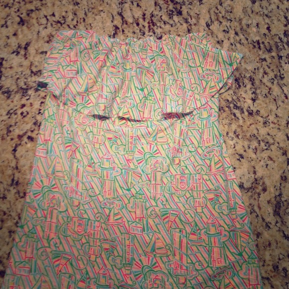 *SOLD*Lilly Pulitzer strapless top