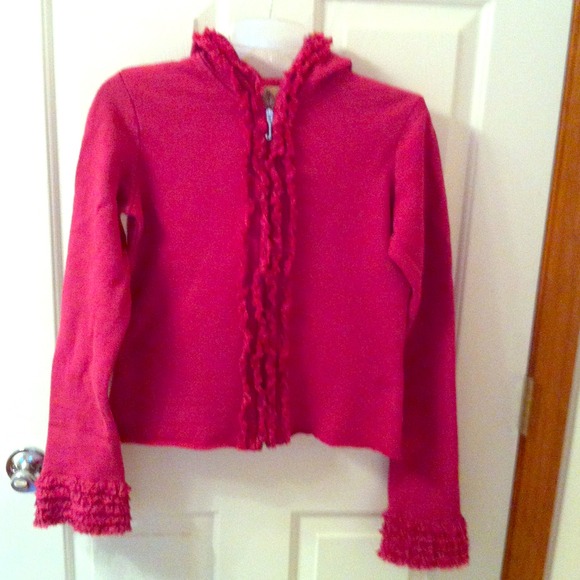 Juicy Couture Ruffle Hoodie- Worn Twice- Size M