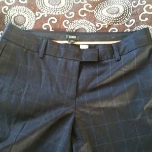 J Crew blue plaid pants