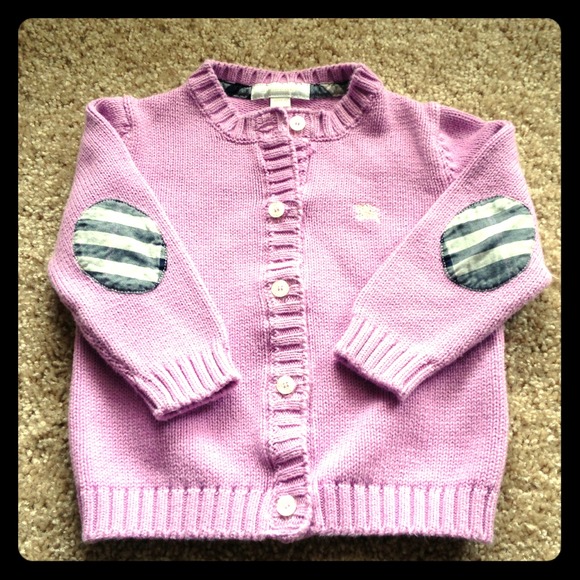 **SOLD**Burberry Infant Girl's Cardigan Sweater