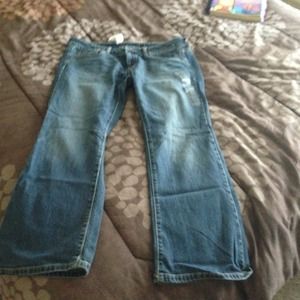 Boyfriend cut jeans