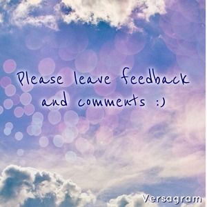 Please leave any feedback or comments on sales :)