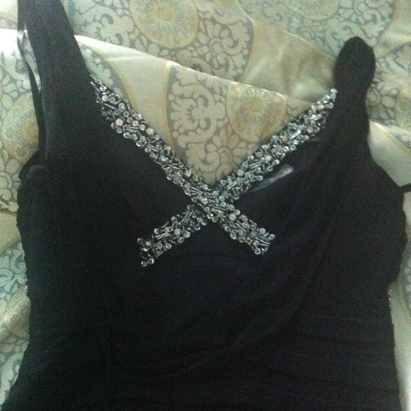 Black night dress size 4 - Picture 3 of 4
