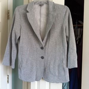 J. Jill gray cotton blazer!