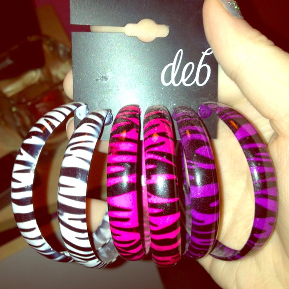 Zebra hoops 3 pack