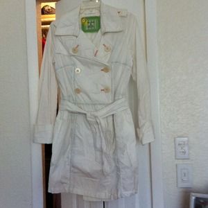 Free people trench coat size 8