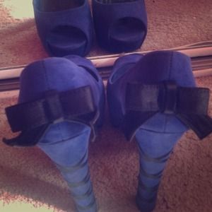 UNsensored Blue high heels