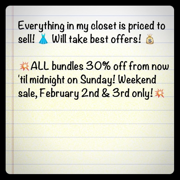 Weekend Sale! 30% off bundled items! Take a look!