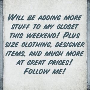 Designer items and plus size..some vintage